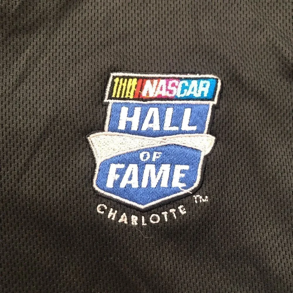 Richard Petty Nascar Racing Hall Of Fame Charlotte #43 Short Sleeve Polo Shirt M